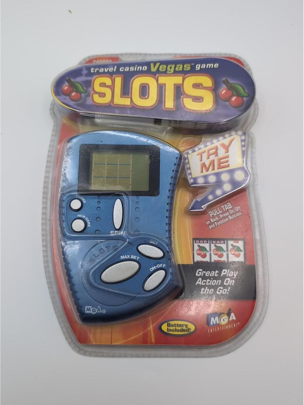 NEW MGA Entertainment Travel Casino Vegas Game Slots Electronic Handheld Game